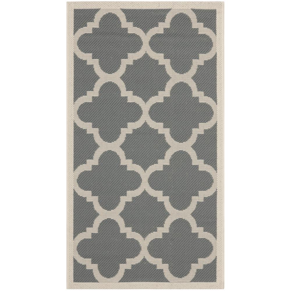 COURTYARD, GREY / BEIGE, 2'-7" X 5', Area Rug, CY6243-246-3. Picture 1