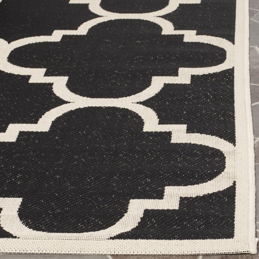COURTYARD, BLACK / BEIGE, 6'-7" X 9'-6", Area Rug, CY6243-266-6. Picture 1