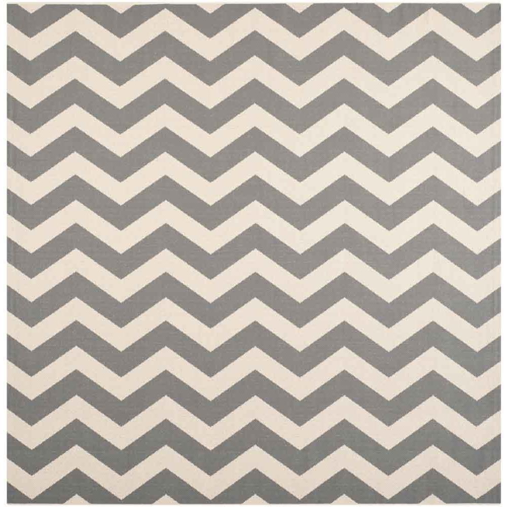 COURTYARD, GREY / BEIGE, 5'-3" X 5'-3" Square, Area Rug, CY6245-246-5SQ. Picture 1