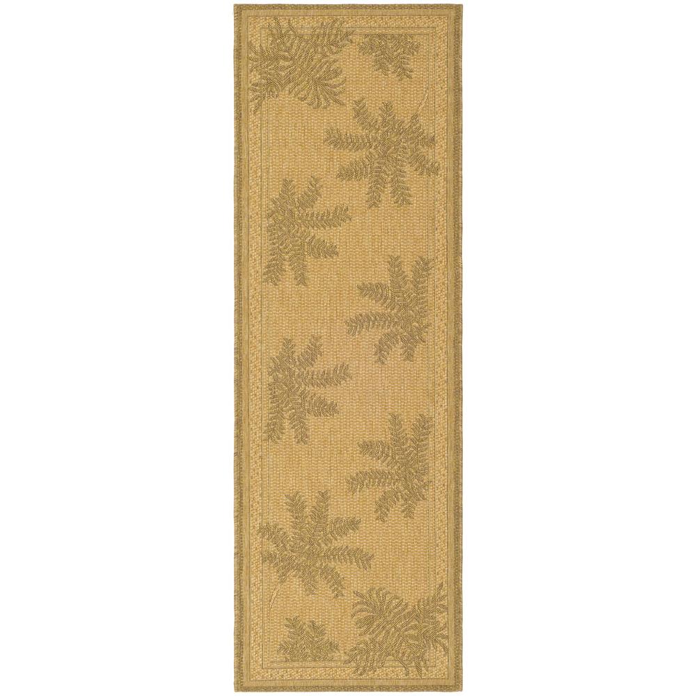COURTYARD, NATURAL / GOLD, 2'-3" X 6'-7", Area Rug, CY6683-39-27. Picture 1
