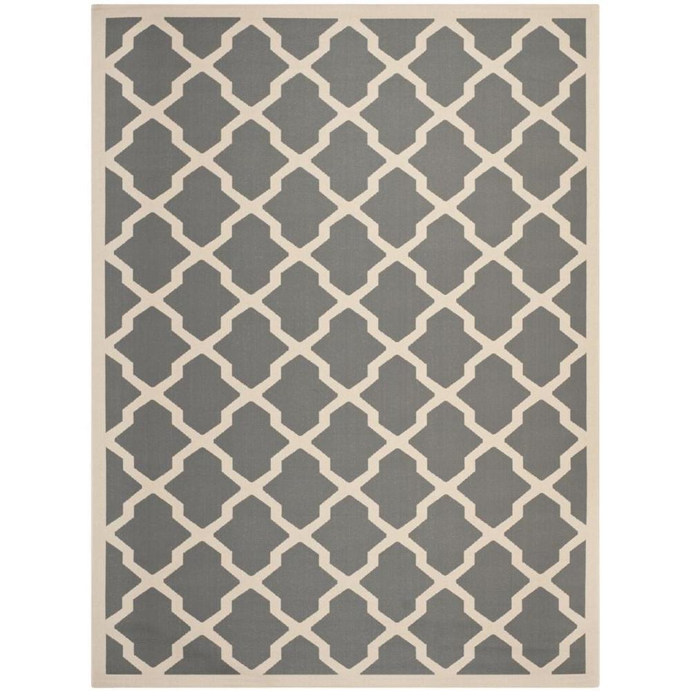 COURTYARD, ANTHRACITE / BEIGE, 9' X 12', Area Rug, CY6903-246-9. Picture 1