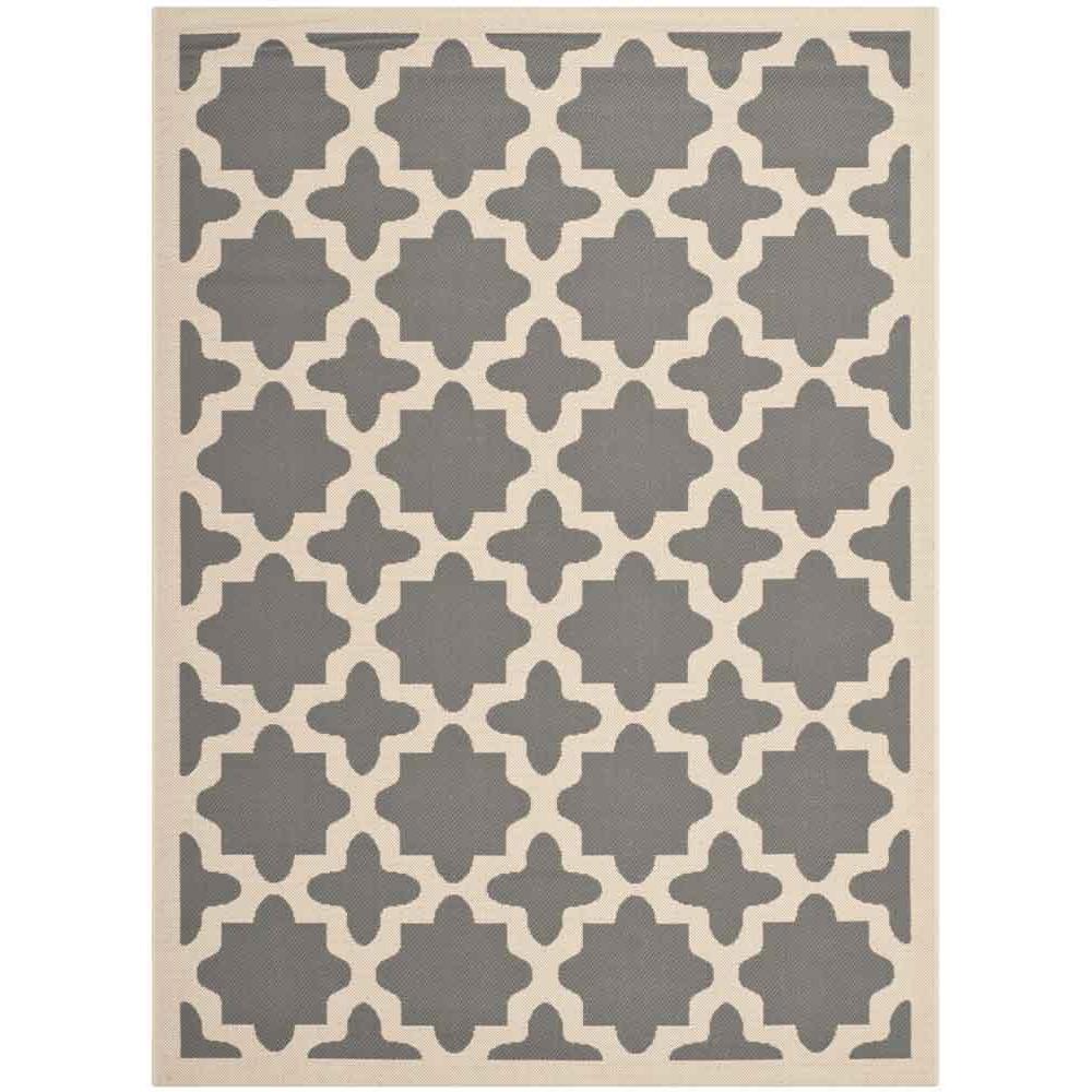 COURTYARD, ANTHRACITE / BEIGE, 5'-3" X 7'-7", Area Rug, CY6913-246-5. Picture 1