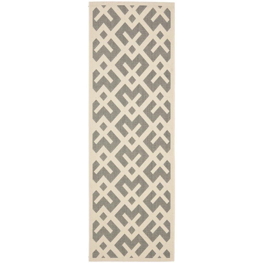 COURTYARD, GREY / BONE, 2'-3" X 12', Area Rug, CY6915-236-212. Picture 1