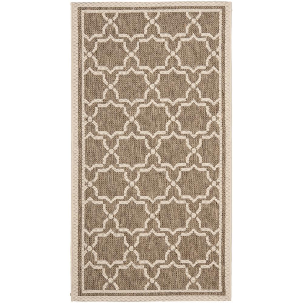COURTYARD, BROWN / BONE, 2'-7" X 5', Area Rug, CY6916-242-3. Picture 1