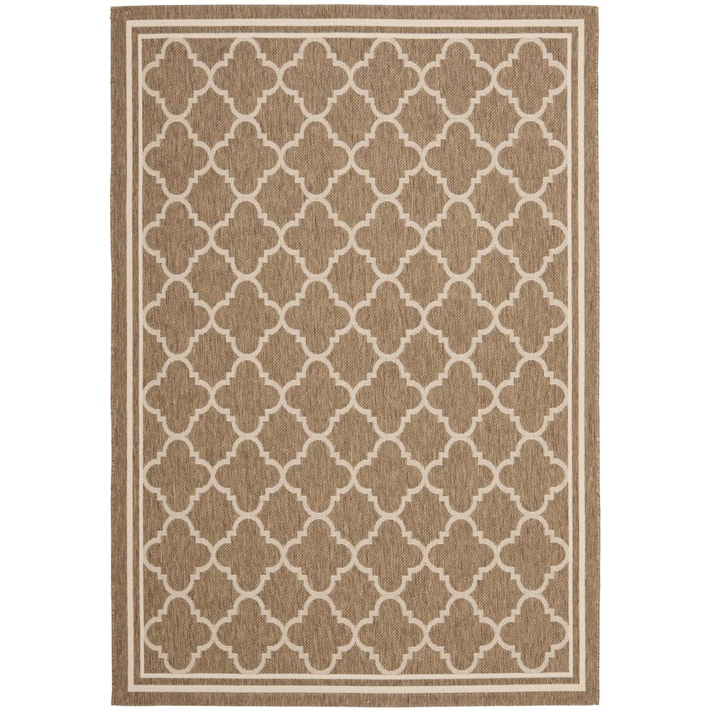 COURTYARD, BROWN / BONE, 5'-3" X 7'-7", Area Rug, CY6918-242-5. Picture 1
