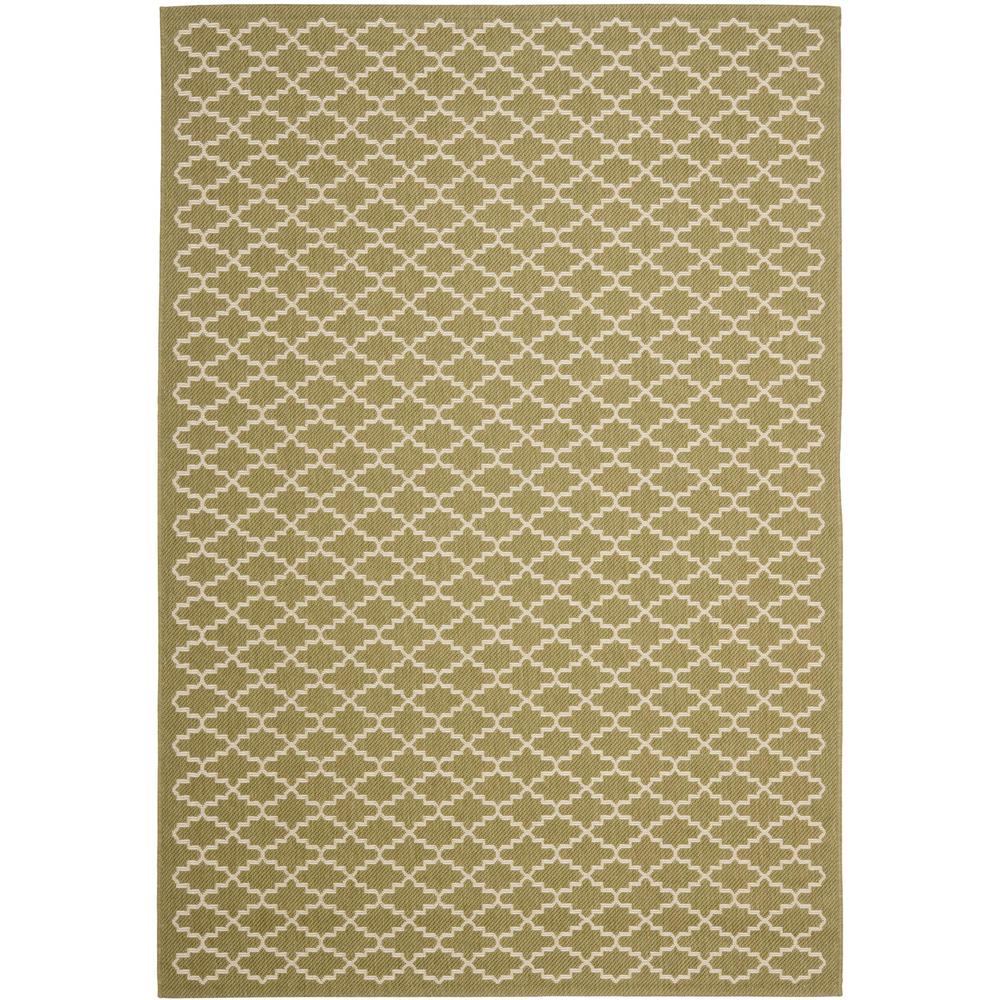 COURTYARD, GREEN / BEIGE, 5'-3" X 7'-7", Area Rug, CY6919-244-5. Picture 1