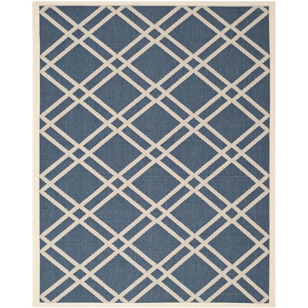 COURTYARD, NAVY / BEIGE, 9' X 12', Area Rug, CY6923-268-9. Picture 1