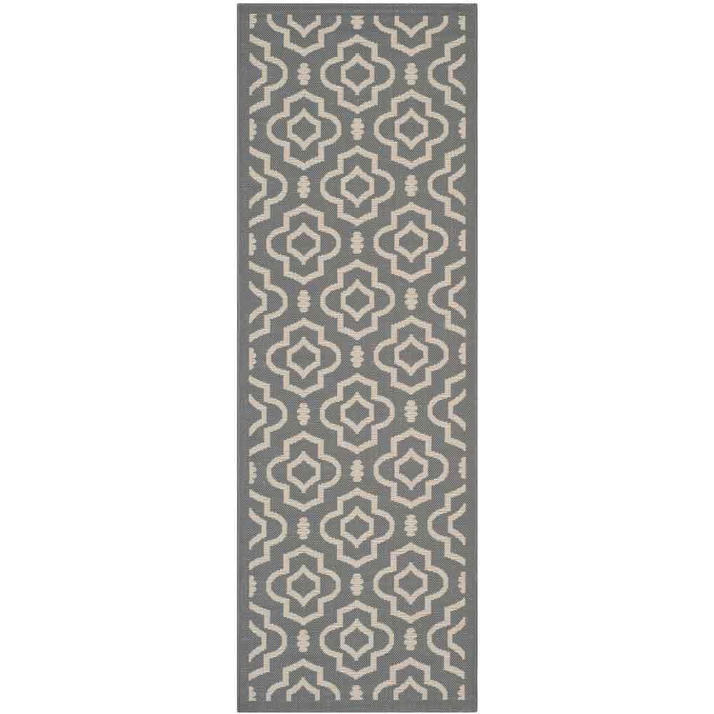 COURTYARD, ANTHRACITE / BEIGE, 2'-3" X 6'-7", Area Rug, CY6926-246-27. Picture 1
