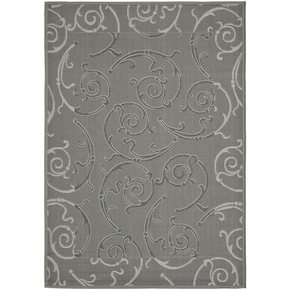 COURTYARD, ANTHRACITE / LIGHT GREY, 4' X 5'-7", Area Rug, CY7108-87A5-4. Picture 1