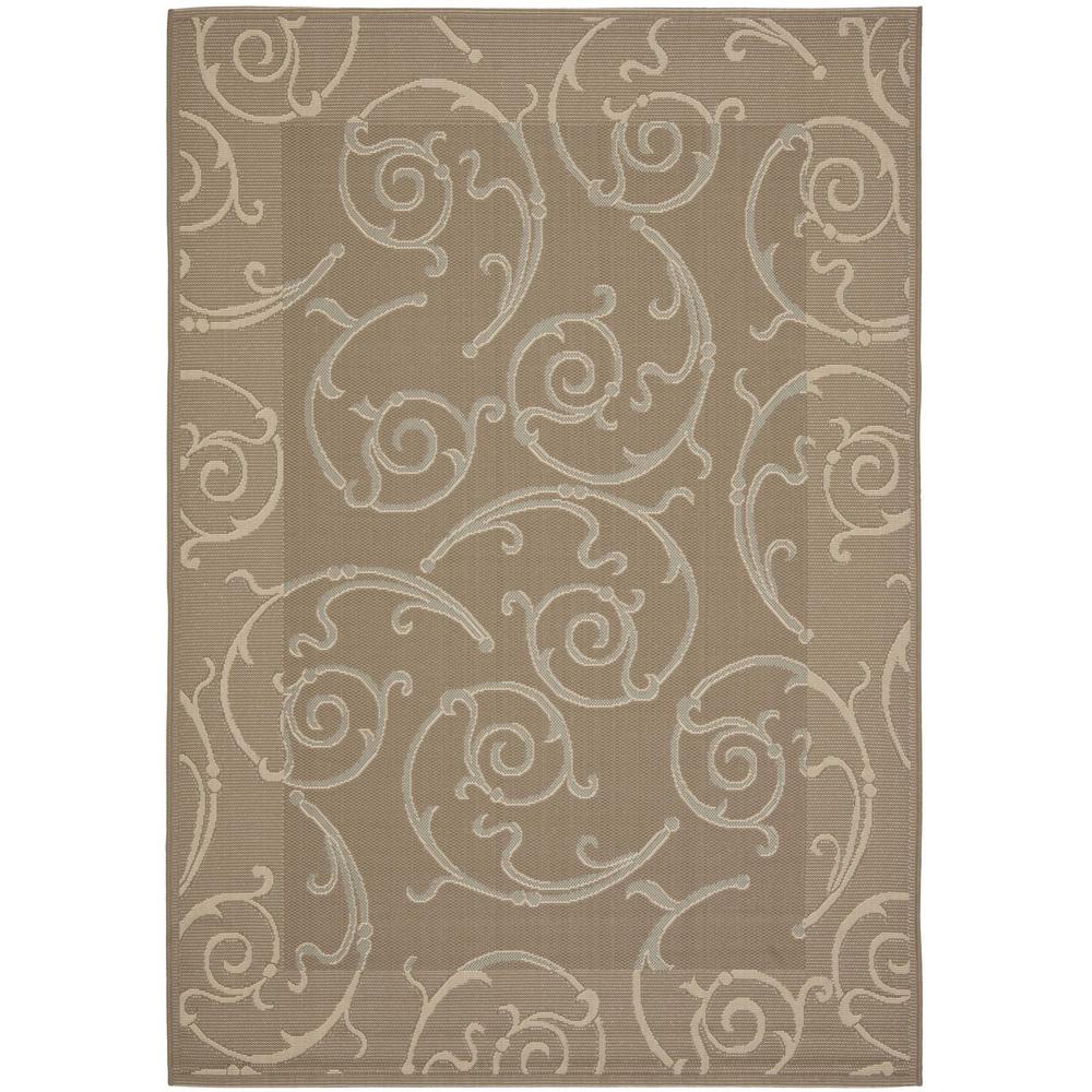 COURTYARD, DARK BEIG / BEIGE, 5'-3" X 7'-7", Area Rug, CY7108-97A18-5. Picture 1