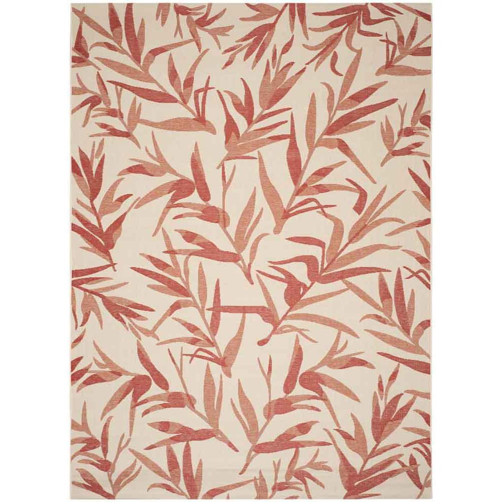 COURTYARD, BEIGE / TERRACOTTA, 9' X 12', Area Rug, CY7425-231A11-9. Picture 1