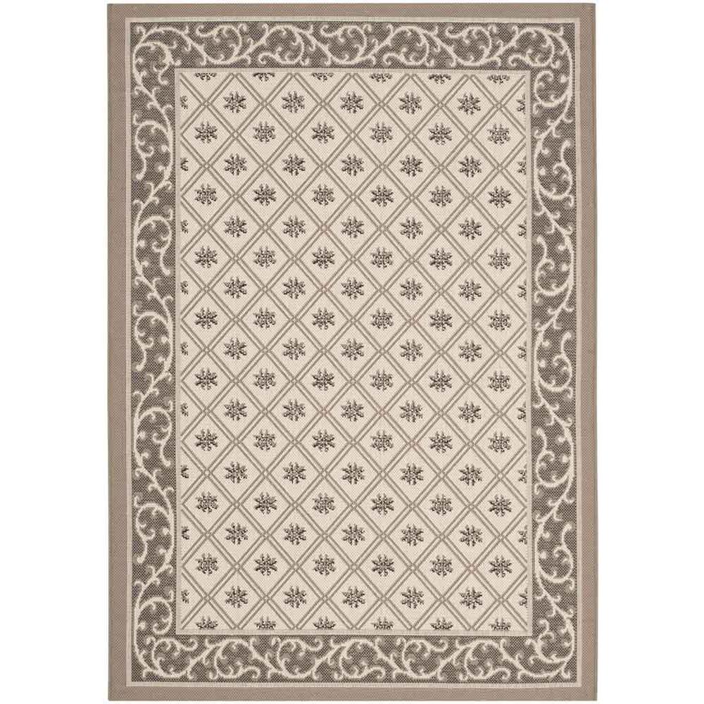 COURTYARD, BEIGE / DARK BEIG, 5'-3" X 7'-7", Area Rug, CY7427-079A5-5. Picture 1