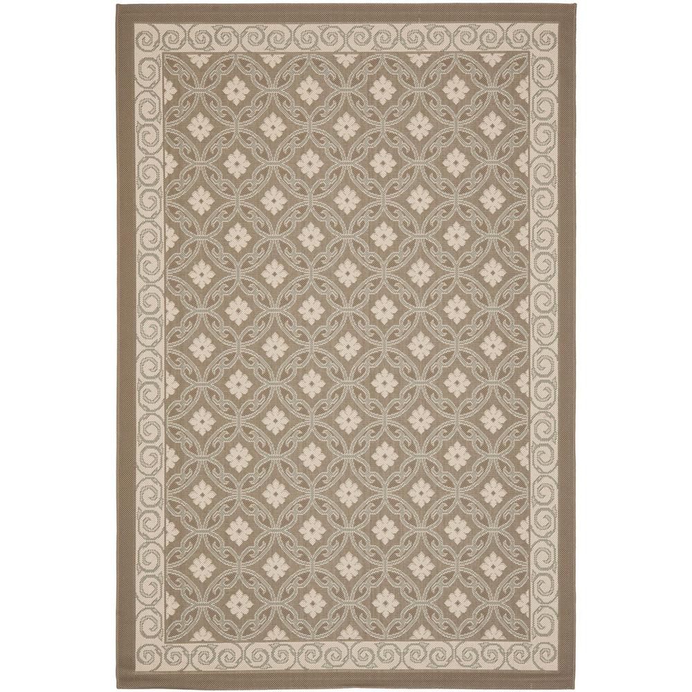 COURTYARD, DARK BEIG / BEIGE, 5'-3" X 7'-7", Area Rug, CY7810-97A18-5. Picture 1