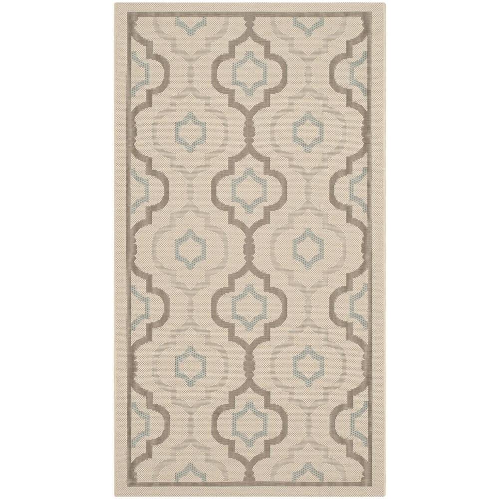 COURTYARD, BEIGE / DARK BEIG, 2'-7" X 5', Area Rug, CY7938-79A18-3. Picture 1