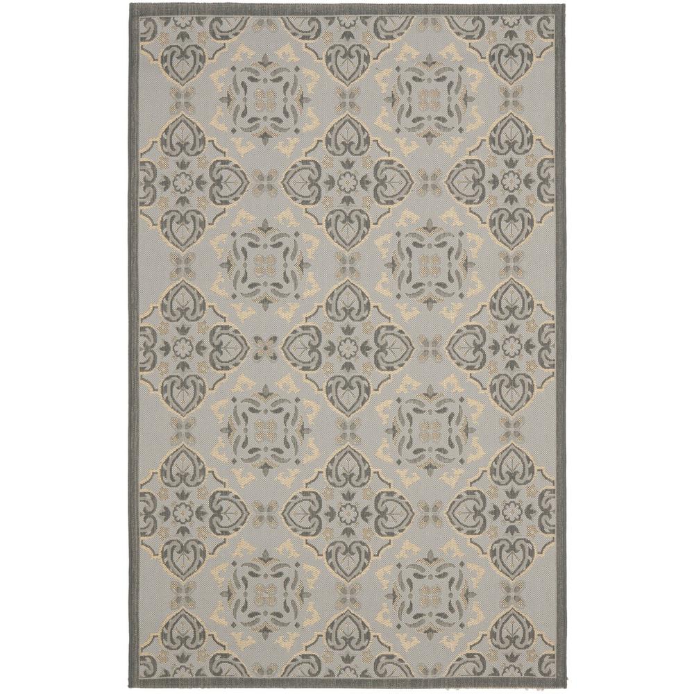 COURTYARD, LIGHT GREY / ANTHRACITE, 5'-3" X 7'-7", Area Rug, CY7978-78A21-5. Picture 1