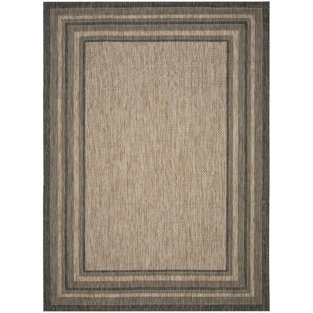 COURTYARD, NATURAL / BLACK, 9' X 12', Area Rug, CY8475-37312-9. Picture 1