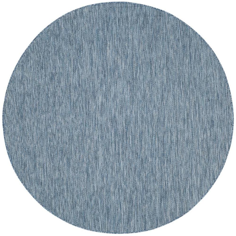 COURTYARD, NAVY / NAVY, 6'-7" X 6'-7" Round, Area Rug, CY8520-36822-7R. Picture 1