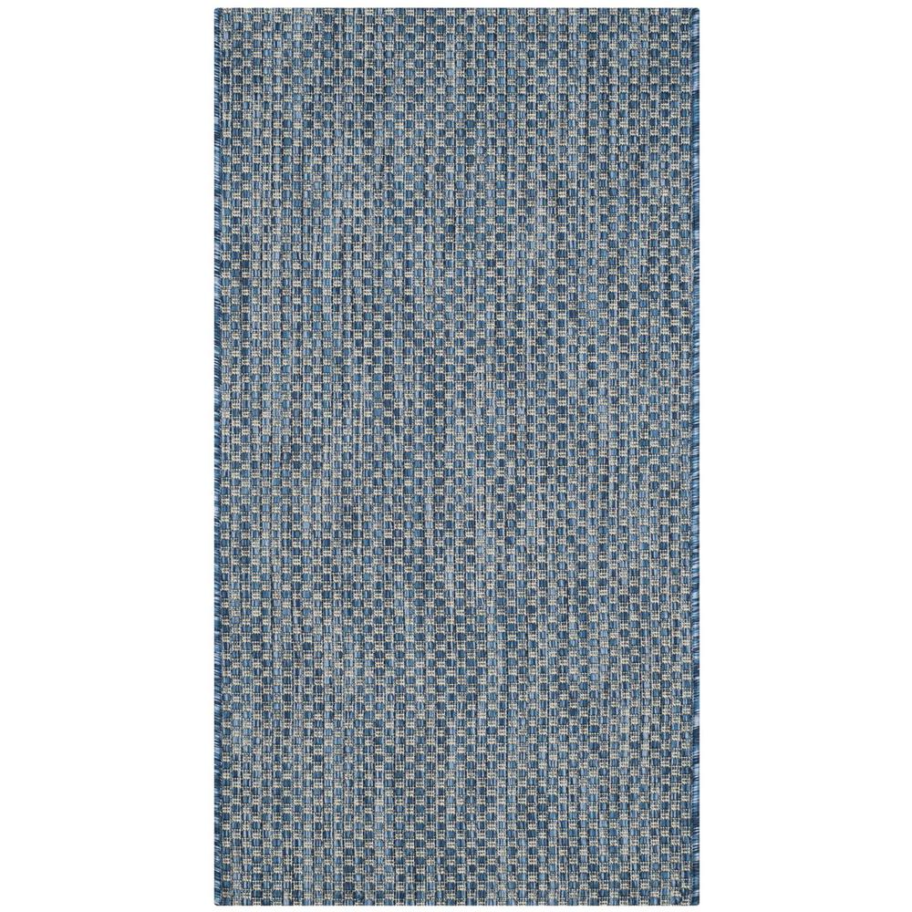 COURTYARD, NAVY / GREY, 2'-7" X 5', Area Rug, CY8521-36821-3. Picture 1