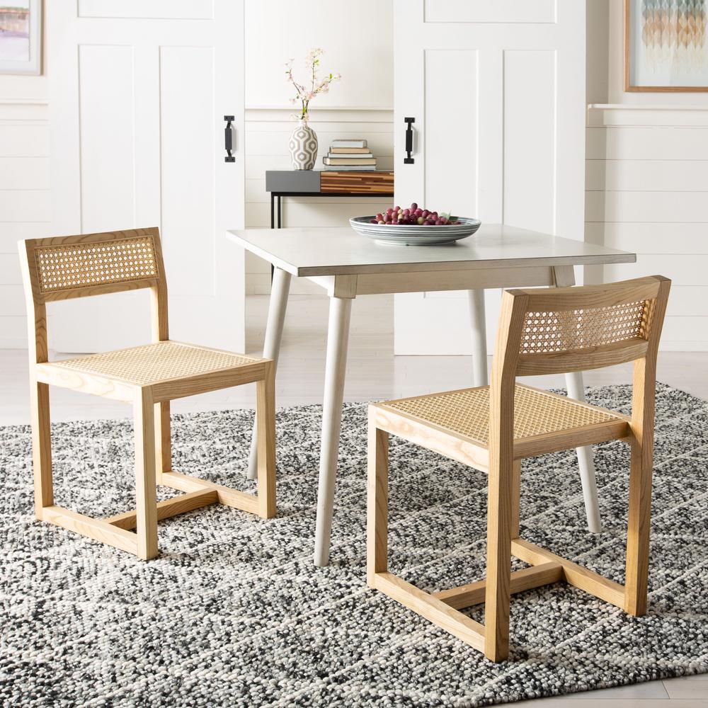 Simone Square Dining Table, White. Picture 6