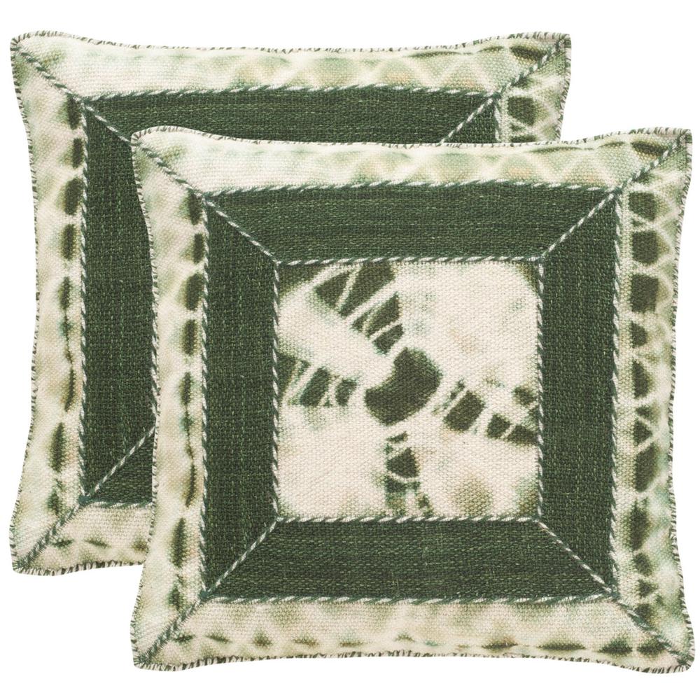 DIP-DYE PATCH PILLOW, DEC551C-2424-SET2. Picture 1