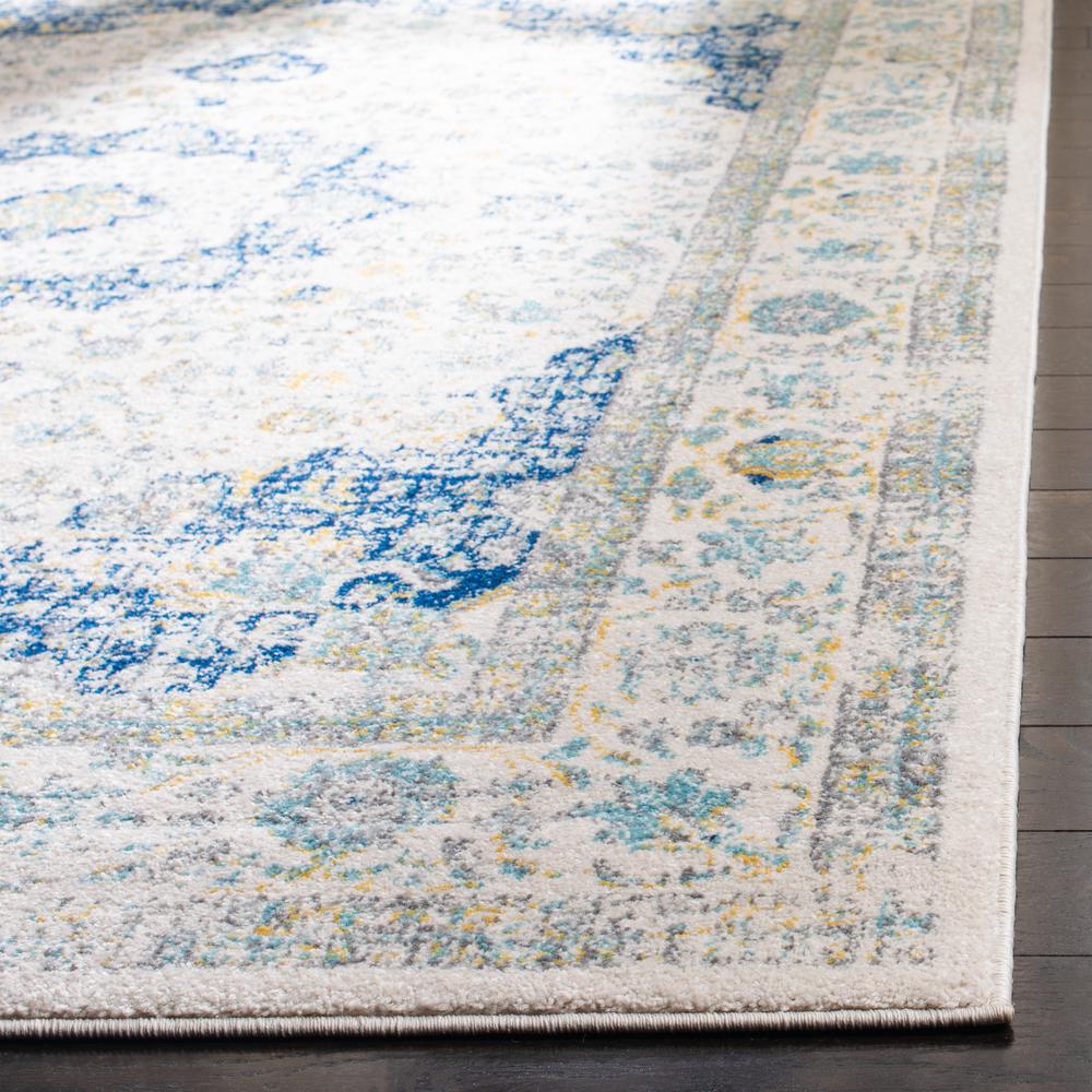EVOKE, IVORY / BLUE, 11' X 15', Area Rug, EVK220C-1115. Picture 2
