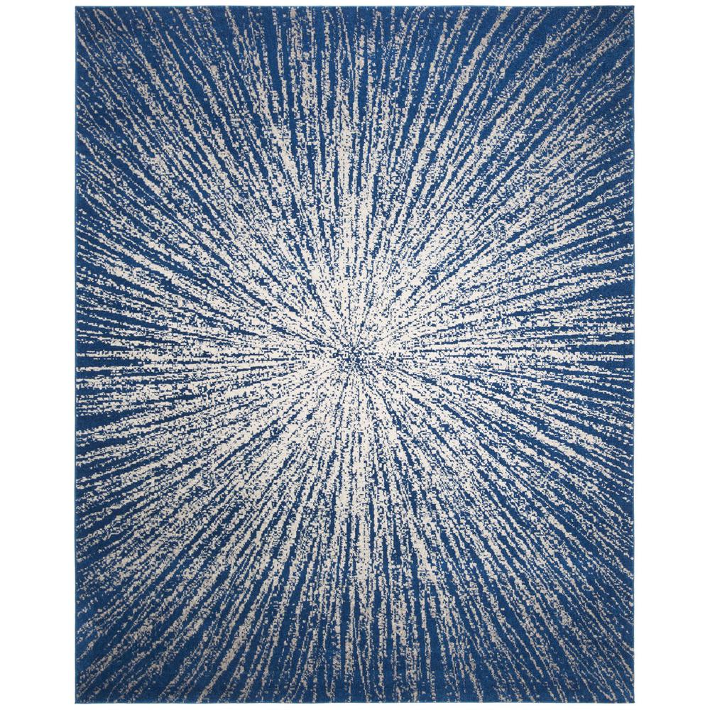 EVOKE, NAVY / IVORY, 9' X 12', Area Rug, EVK228N-9. Picture 1