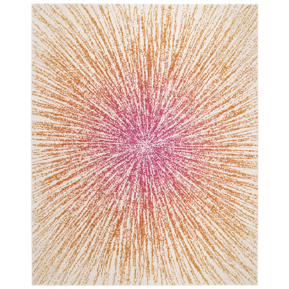 EVOKE, FUCHSIA / CREAM, 9' X 12', Area Rug. Picture 1