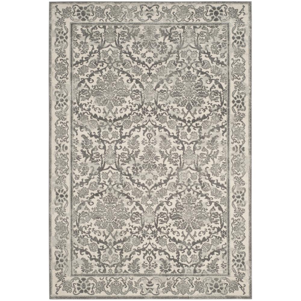 EVOKE, IVORY / GREY, 4' X 6', Area Rug, EVK242D-4. Picture 1