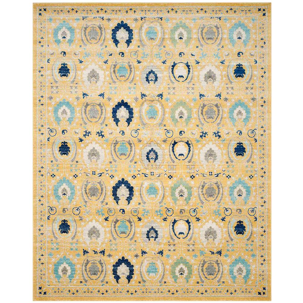 EVOKE, GOLD / IVORY, 9' X 12', Area Rug, EVK251B-9. Picture 1