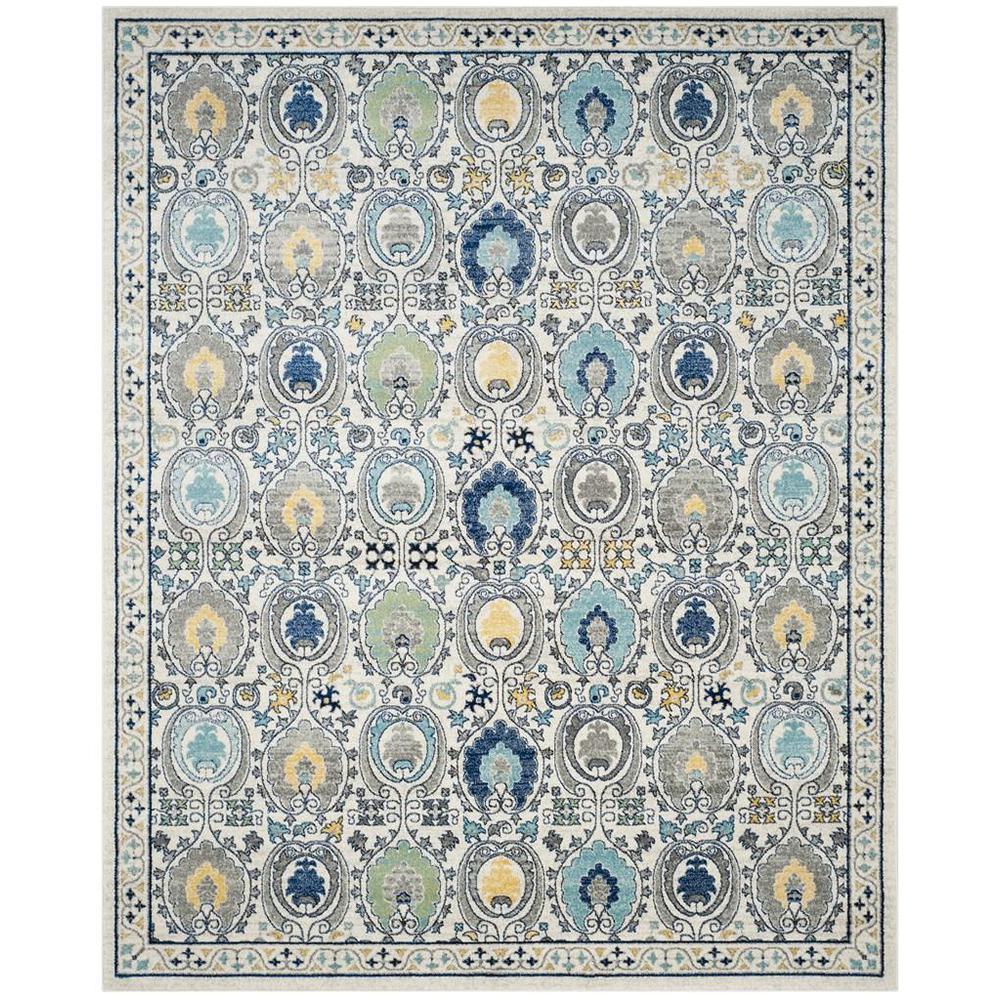 EVOKE, IVORY / GREY, 8' X 10', Area Rug, EVK251D-8. Picture 1