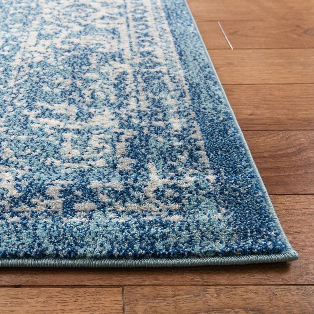 EVOKE, BLUE / IVORY, 12' X 18', Area Rug. Picture 1