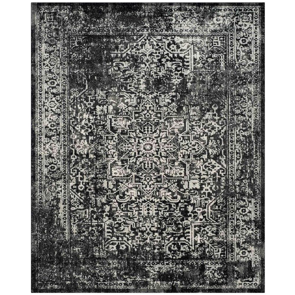EVOKE, BLACK / GREY, 12' X 18', Area Rug. Picture 1