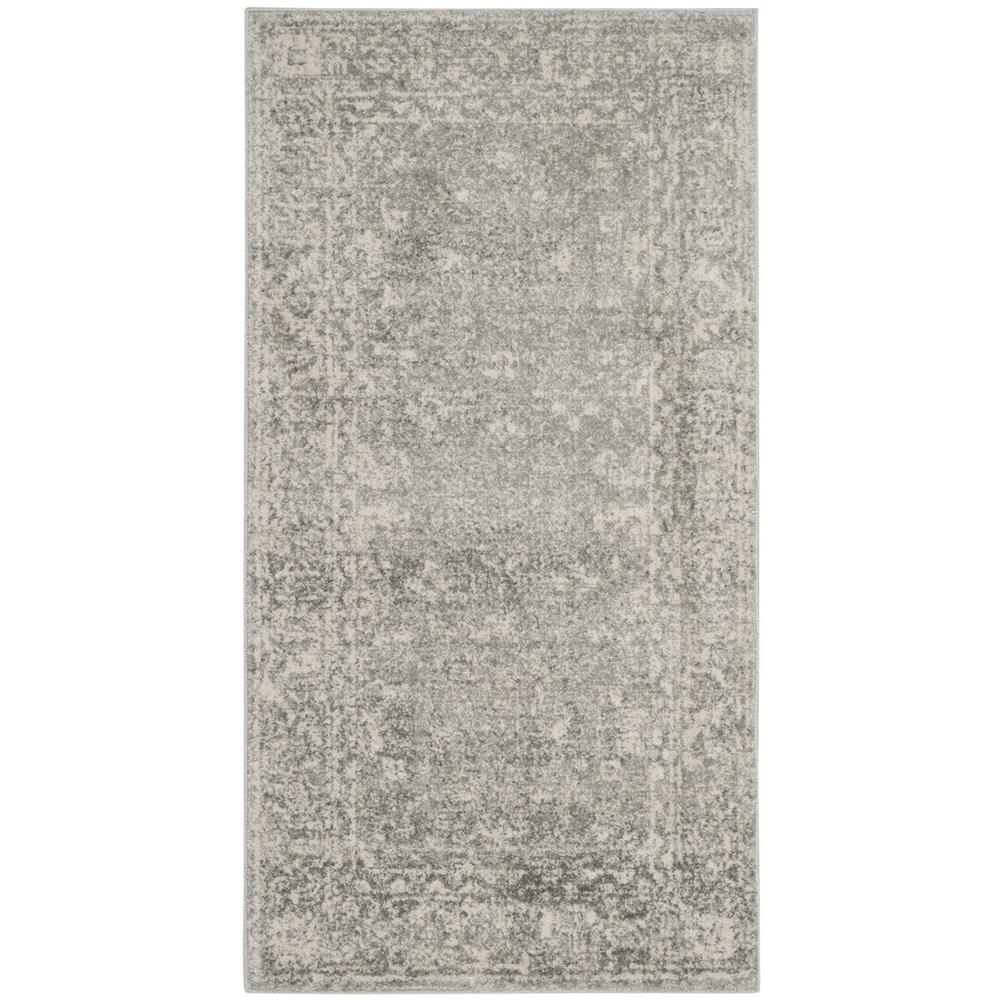 EVOKE, SILVER / IVORY, 2'-2" X 5', Area Rug, EVK270Z-25. Picture 1