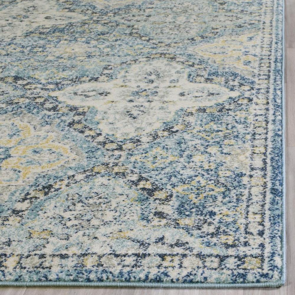 EVOKE, LIGHT BLUE / IVORY, 4' X 6', Area Rug, EVK274C-4. Picture 1