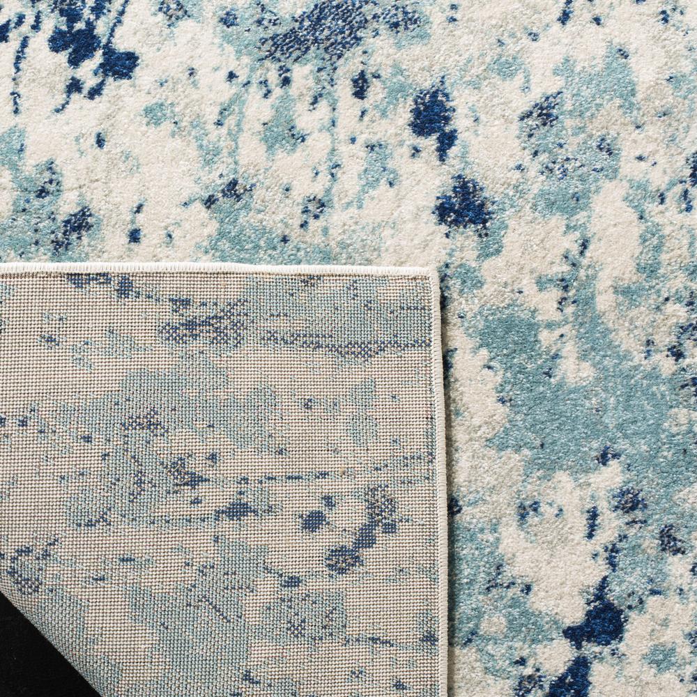 EVOKE, IVORY / BLUE, 4' X 6', Area Rug, EVK284M-4. Picture 1