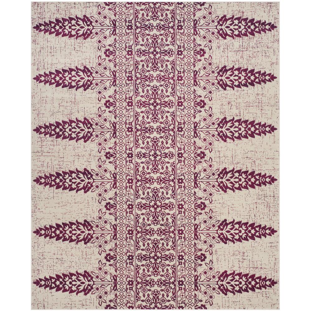 EVOKE, IVORY / FUCHSIA, 9' X 12', Area Rug, EVK521K-9. Picture 1