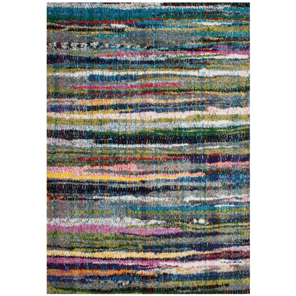 FIESTA SHAG, MULTI, 5'-1" X 7'-6", Area Rug, FSG367M-5. Picture 1