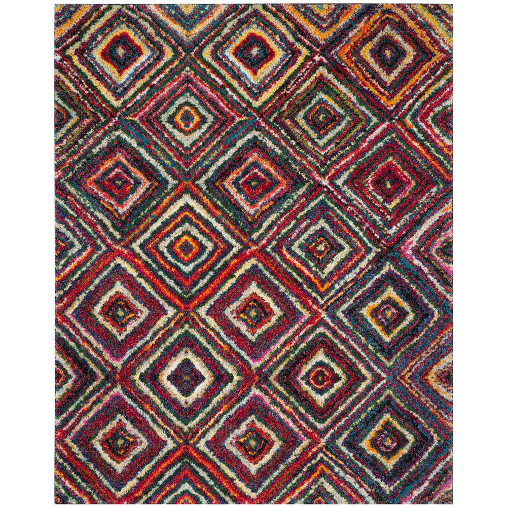 FIESTA SHAG, MULTI, 9' X 12', Area Rug, FSG384M-9. Picture 1
