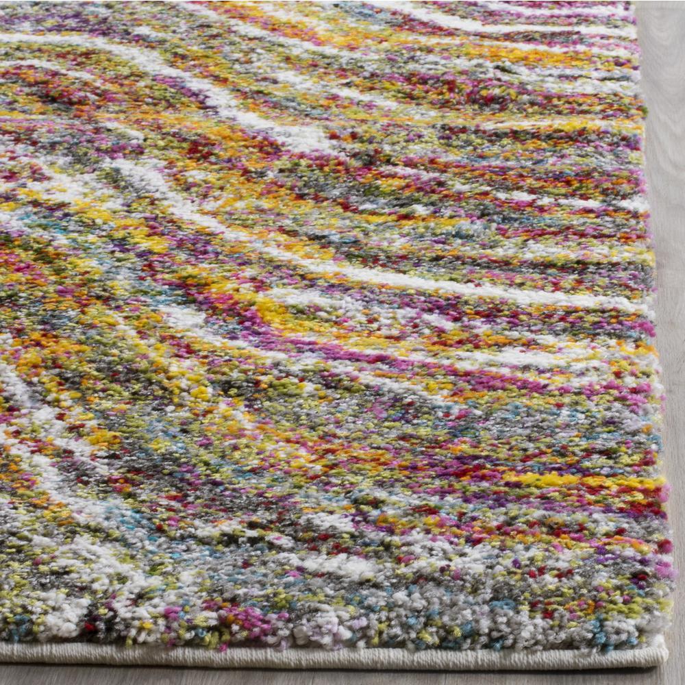FIESTA SHAG, MULTI, 6'-7" X 9'-2", Area Rug, FSG386M-6. Picture 1