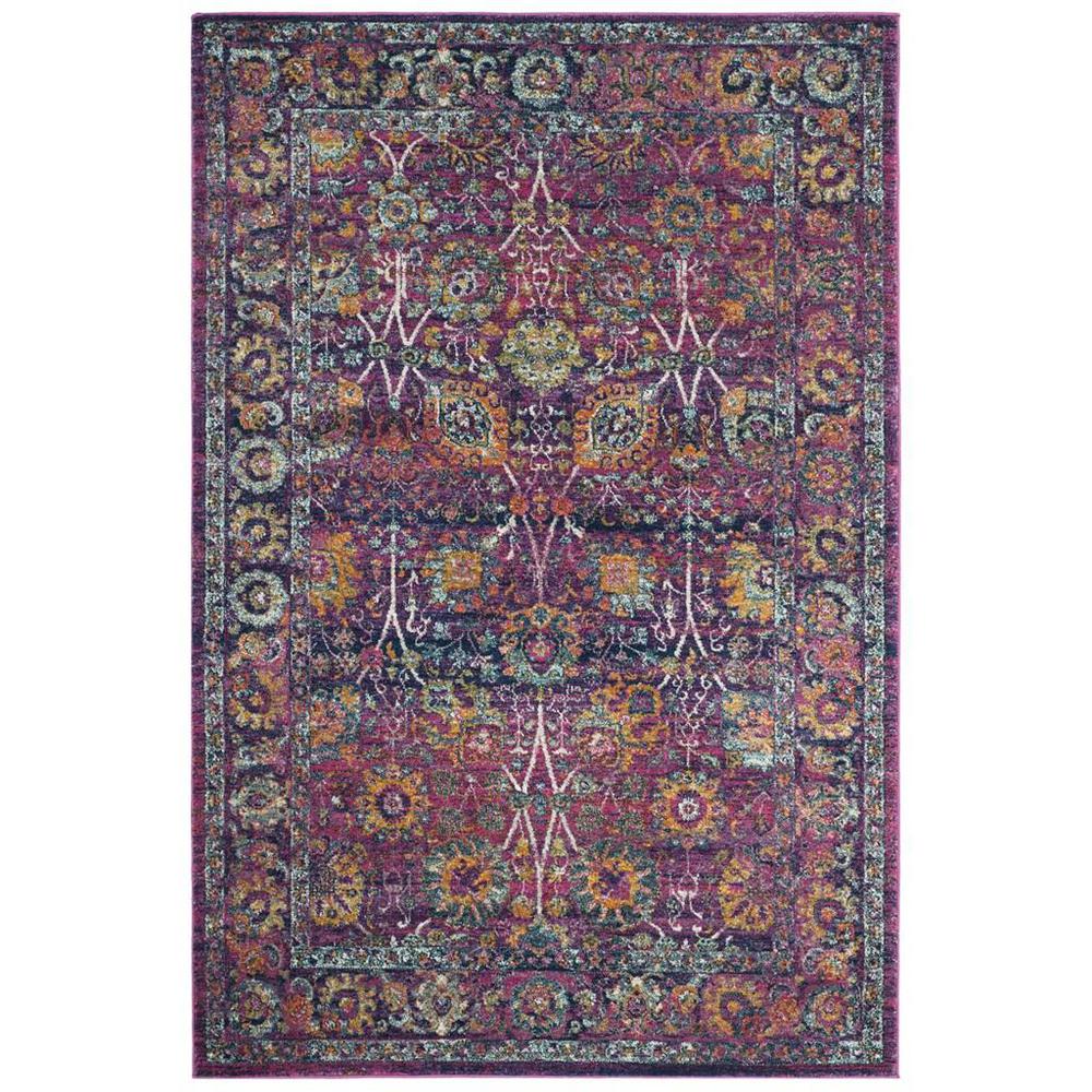 GRANADA, FUCHSIA / MULTI, 2'-2" X 7', Area Rug. Picture 1