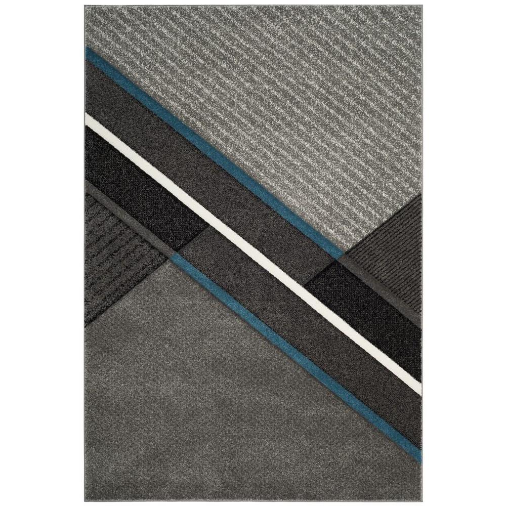 HOLLYWOOD, GREY / TEAL, 4' X 6', Area Rug, HLW711D-4. Picture 1