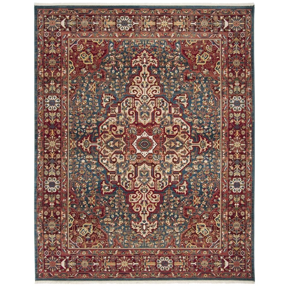 KASHAN, BLUE / RED, 9' X 12', Area Rug, KSN305A-9. Picture 1