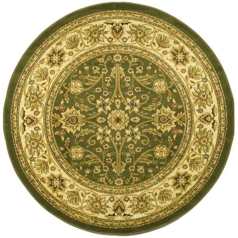 LYNDHURST, SAGE / IVORY, 8' X 8' Round, Area Rug, LNH212C-8R. Picture 1