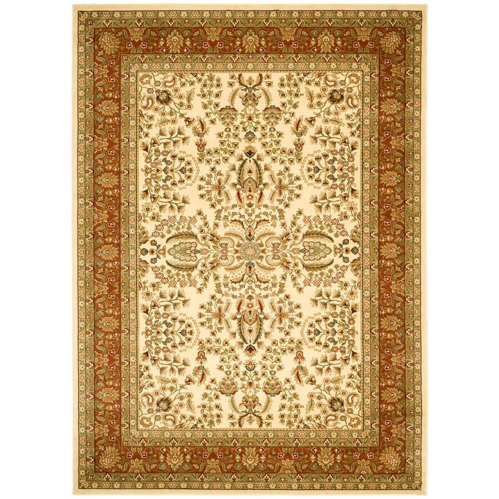LYNDHURST, IVORY / RUST, 12' X 18', Area Rug, LNH214R-1218. Picture 1