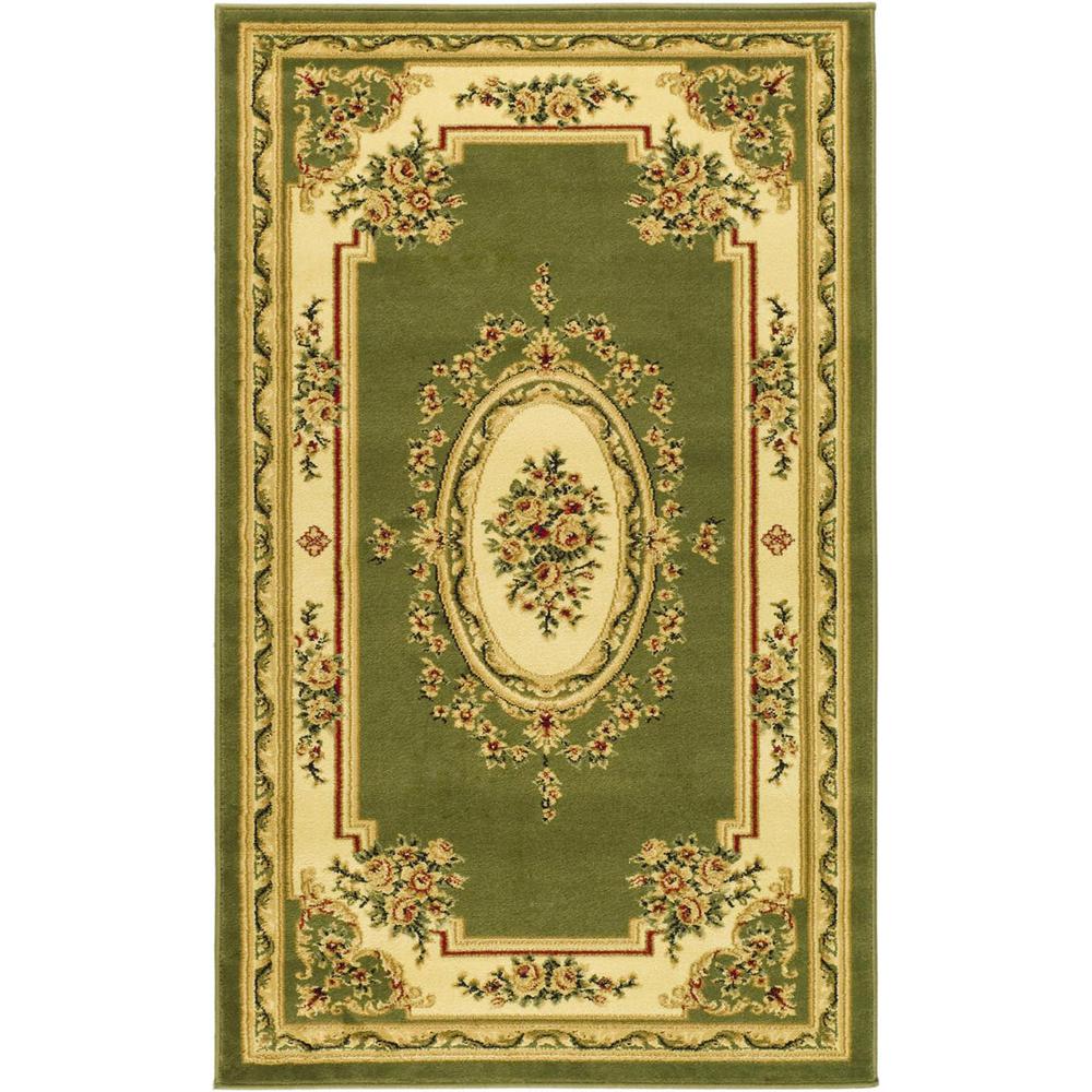 LYNDHURST, SAGE / IVORY, 3'-3" X 5'-3", Area Rug, LNH218B-3. Picture 1