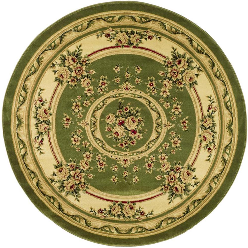 LYNDHURST, SAGE / IVORY, 8' X 8' Round, Area Rug, LNH218B-8R. Picture 1
