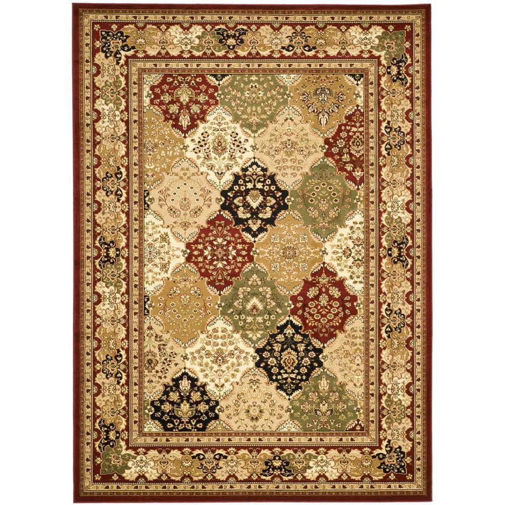 LYNDHURST, MULTI / RED, 9' X 12', Area Rug, LNH221B-9. Picture 1