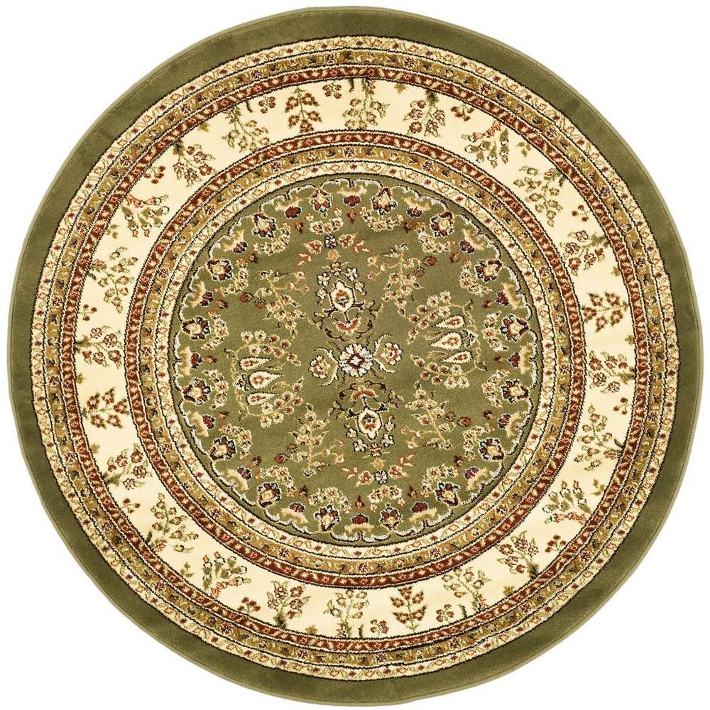 LYNDHURST, SAGE / IVORY, 8' X 8' Round, Area Rug, LNH331C-8R. Picture 1