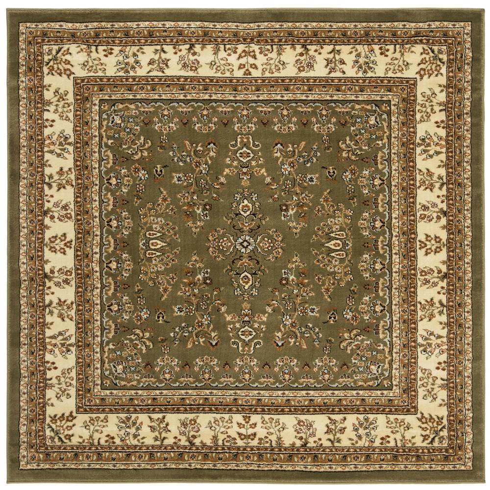 LYNDHURST, SAGE / IVORY, 8' X 8' Square, Area Rug, LNH331C-8SQ. Picture 1