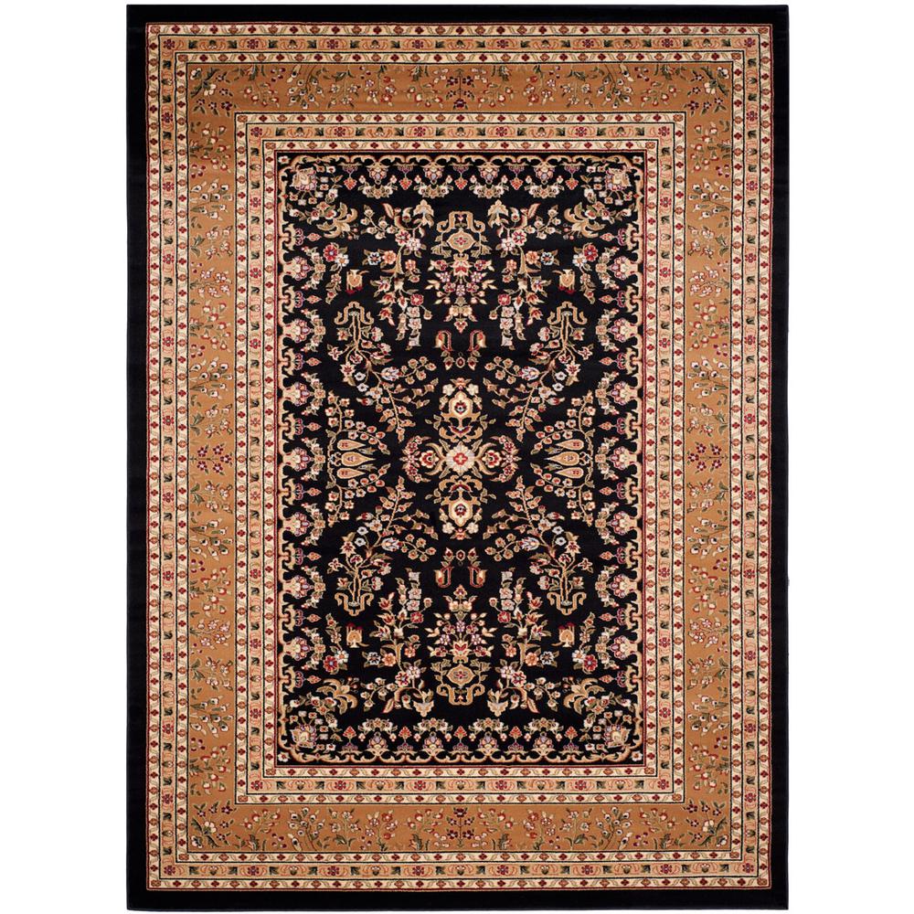 LYNDHURST, BLACK / TAN, 9' X 12', Area Rug. Picture 1